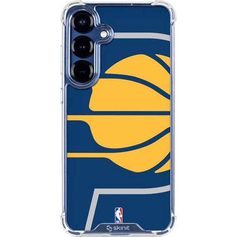 NBA Indiana Pacers Large Logo Galaxy S25 Clear Case