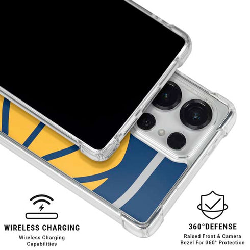 NBA Indiana Pacers Large Logo Galaxy S25 Ultra Clear Case