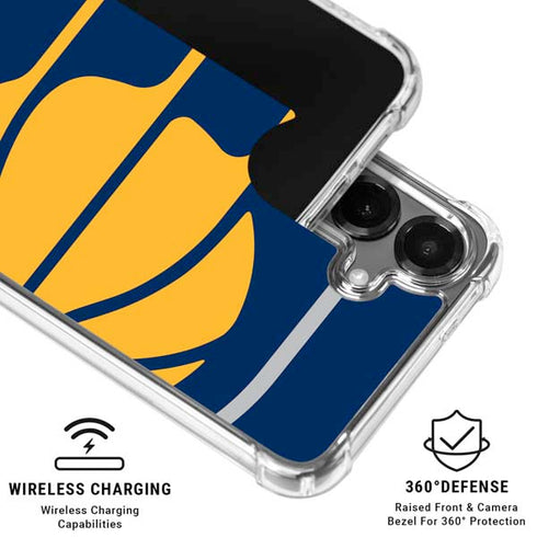 NBA Indiana Pacers Large Logo Galaxy S26 Plus Clear Case