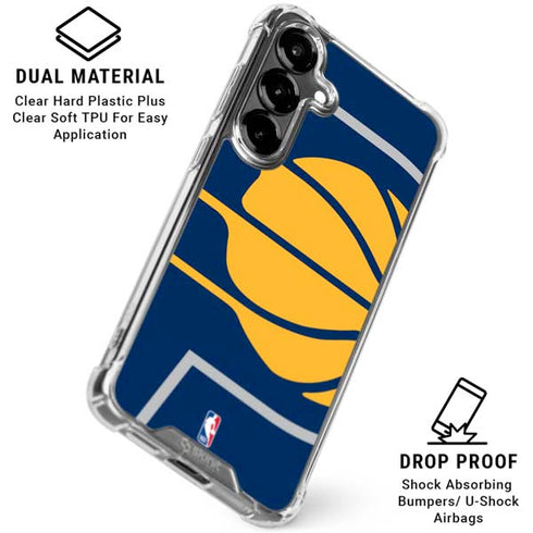 NBA Indiana Pacers Large Logo Galaxy S26 Plus Clear Case