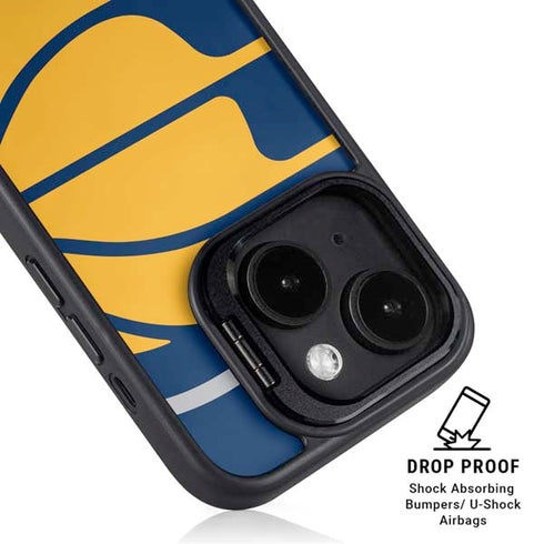 NBA Indiana Pacers Large Logo iPhone 14 Plus Kickstand Case