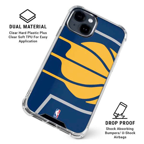 NBA Indiana Pacers Large Logo iPhone 15 Clear Case