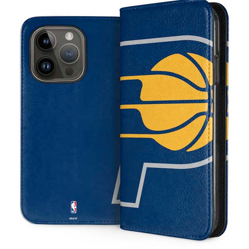 NBA Indiana Pacers Large Logo iPhone 15 Pro Folio Case