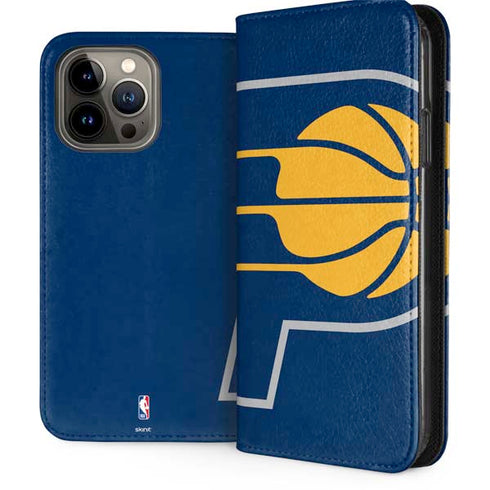 NBA Indiana Pacers Large Logo iPhone 15 Pro Max Folio Case