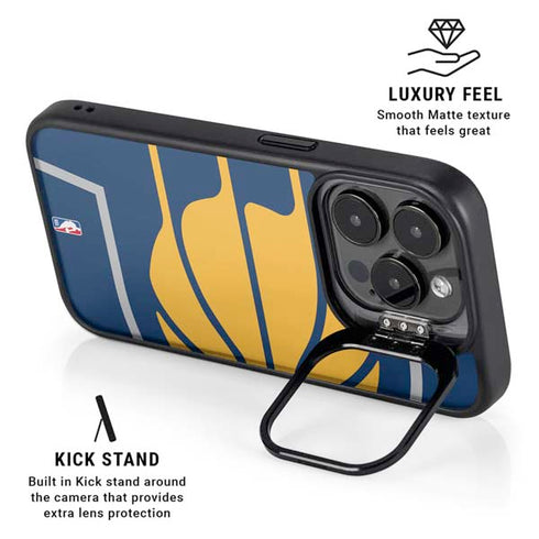 NBA Indiana Pacers Large Logo iPhone 15 Pro Max Kickstand Case