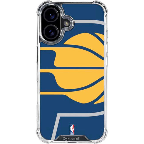 NBA Indiana Pacers Large Logo iPhone 16 Clear Case