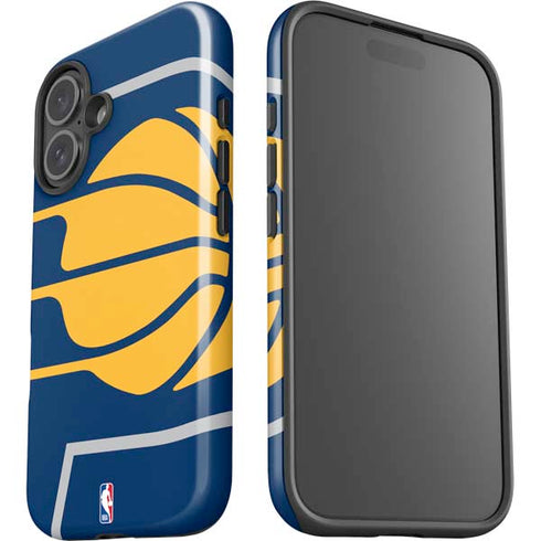 NBA Indiana Pacers Large Logo iPhone 16 Impact Case