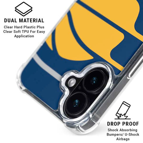 NBA Indiana Pacers Large Logo iPhone 16 MagSafe Case