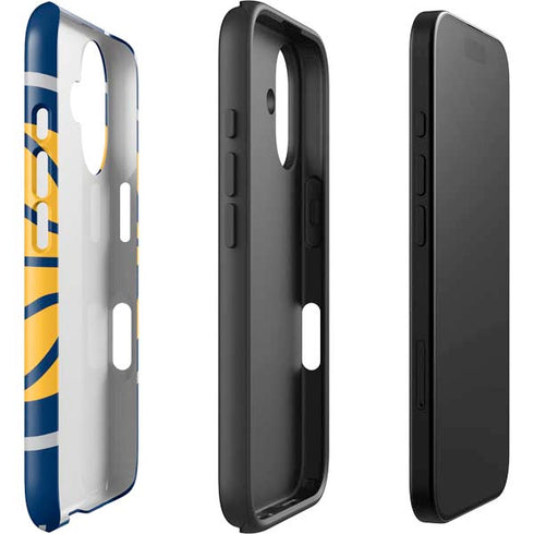 NBA Indiana Pacers Large Logo iPhone 16 Plus Impact Case