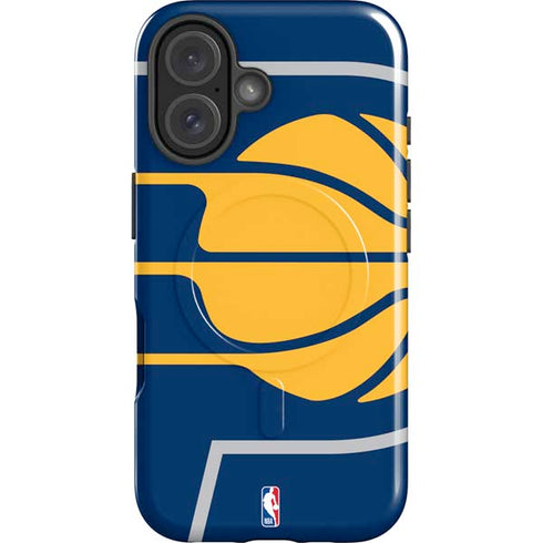 NBA Indiana Pacers Large Logo iPhone 16 Plus Magsafe Impact Case