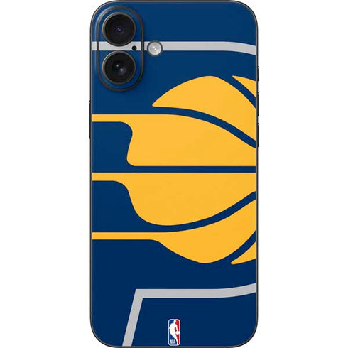 NBA Indiana Pacers Large Logo iPhone 16 Plus Skin