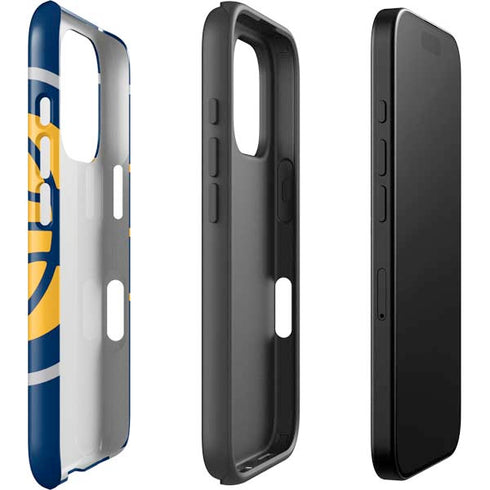 NBA Indiana Pacers Large Logo iPhone 16 Pro Impact Case