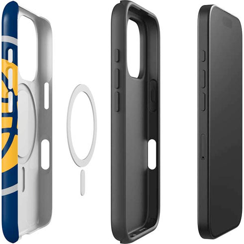 NBA Indiana Pacers Large Logo iPhone 16 Pro Max Magsafe Impact Case