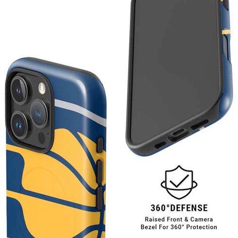 NBA Indiana Pacers Large Logo iPhone 16 Pro Max Magsafe Impact Case