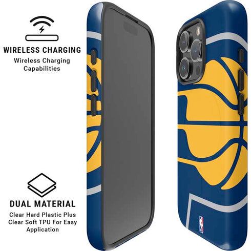 NBA Indiana Pacers Large Logo iPhone 16 Pro Max Magsafe Impact Case