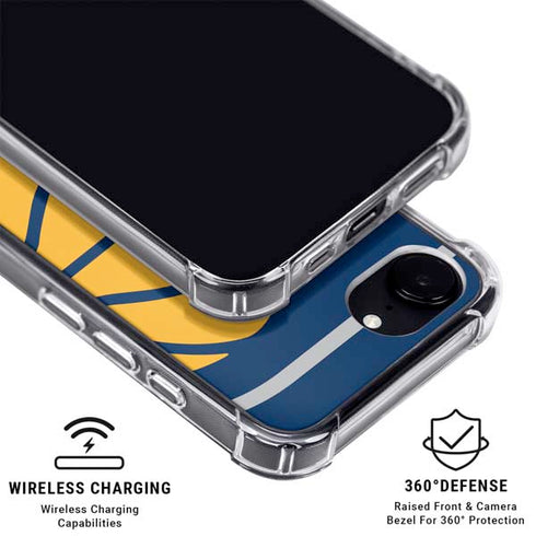 NBA Indiana Pacers Large Logo iPhone 16e MagSafe Case