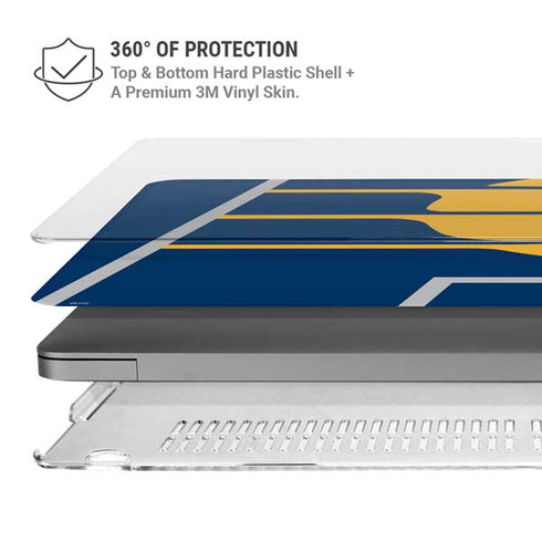 NBA Indiana Pacers Large Logo MacBook Cases