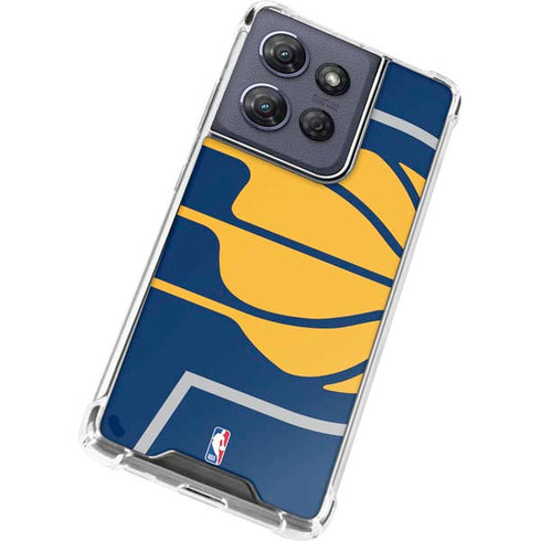 NBA Indiana Pacers Large Logo Moto G Play 5G (2025) Clear Case