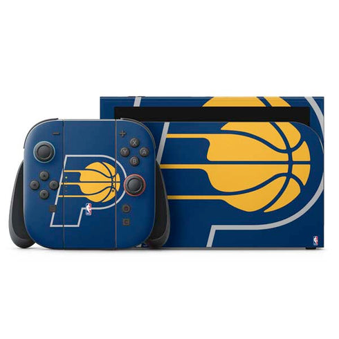 NBA Indiana Pacers Large Logo Nintendo Skins
