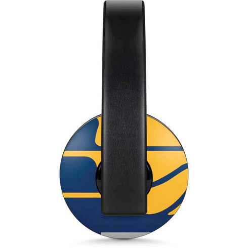 NBA Indiana Pacers Large Logo PlayStation 4 Gold Wireless Headset Skin