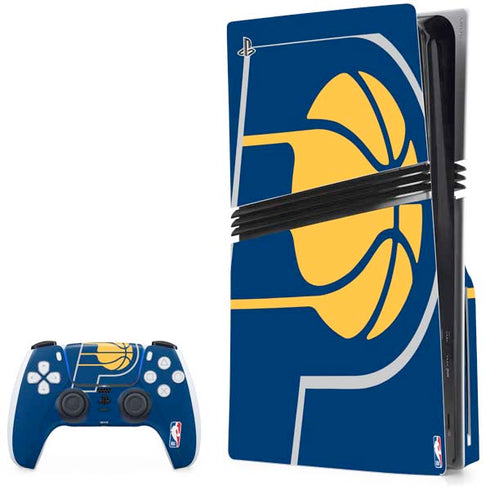 NBA Indiana Pacers Large Logo PS5 Pro Disk Bundle Skin