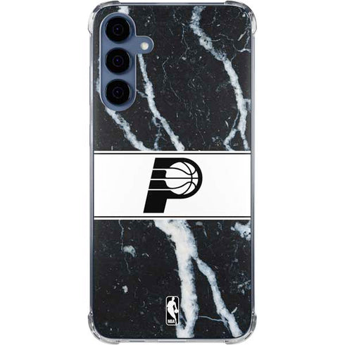NBA Indiana Pacers Marble Galaxy A35 5G Clear Case