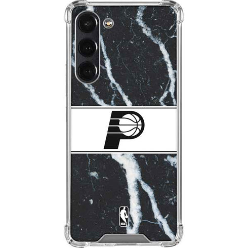NBA Indiana Pacers Marble Galaxy S24 FE Clear Case