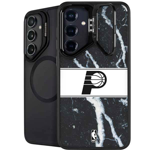 NBA Indiana Pacers Marble Galaxy S24 FE Kickstand Case