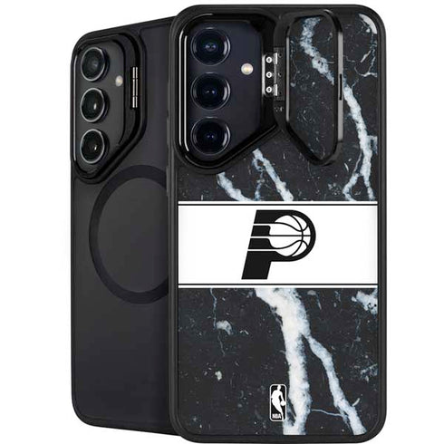 NBA Indiana Pacers Marble Galaxy S25 Kickstand Case