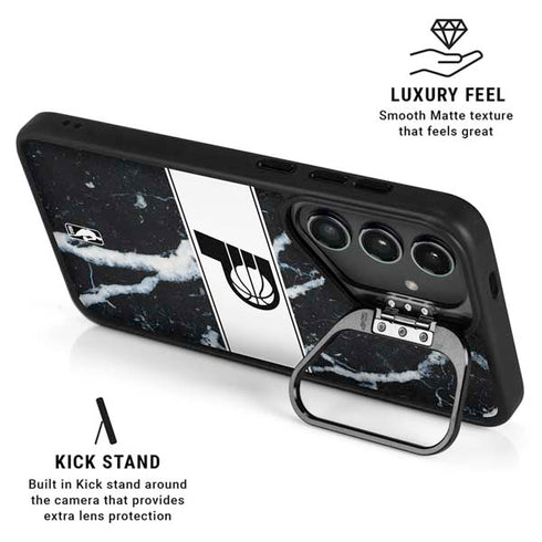 NBA Indiana Pacers Marble Galaxy S25 Plus Kickstand Case