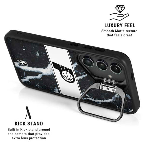 NBA Indiana Pacers Marble Galaxy S25 Ultra Kickstand Case