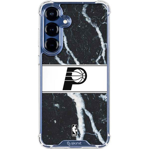 NBA Indiana Pacers Marble Galaxy S25 Clear Case