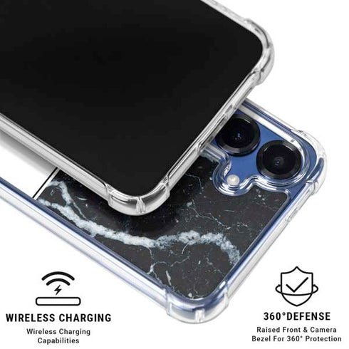 NBA Indiana Pacers Marble Galaxy S25 Clear Case