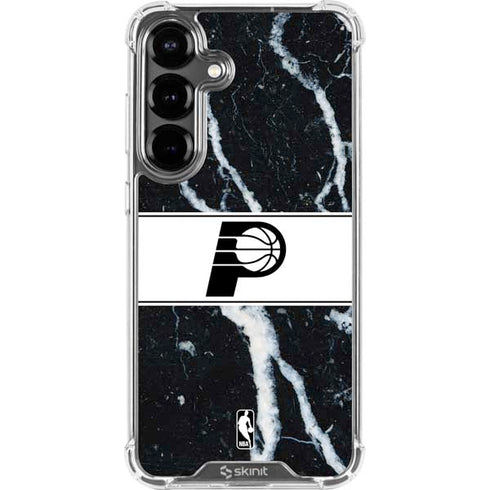 NBA Indiana Pacers Marble Galaxy S26 Clear Case