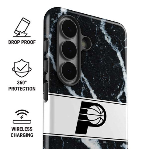 NBA Indiana Pacers Marble Galaxy S26 Plus Impact Case