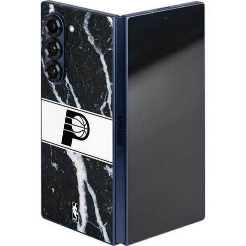 NBA Indiana Pacers Marble Galaxy Z Fold6 Skin