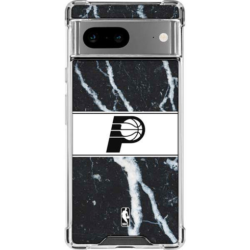 NBA Indiana Pacers Marble Google Pixel 8a Clear Case