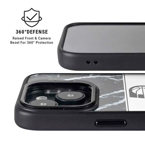 NBA Indiana Pacers Marble iPhone 14 Kickstand Case