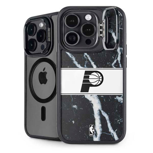 NBA Indiana Pacers Marble iPhone 14 Pro Max Kickstand Case