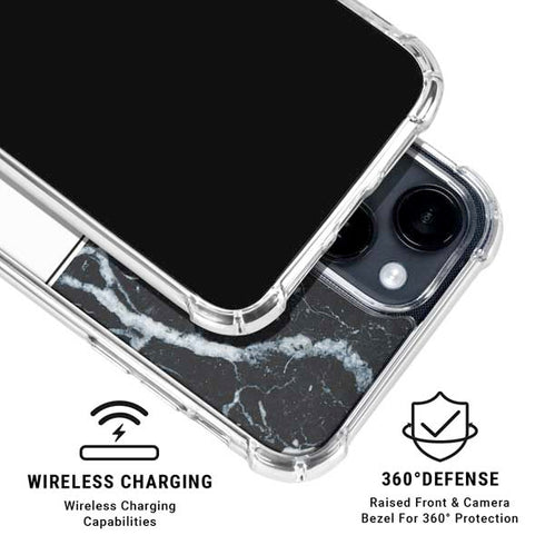 NBA Indiana Pacers Marble iPhone 15 Clear Case