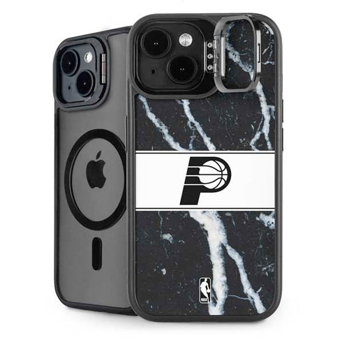 NBA Indiana Pacers Marble iPhone 15 Kickstand Case