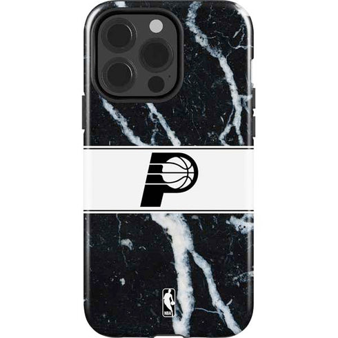 NBA Indiana Pacers Marble iPhone 15 Pro Impact Case