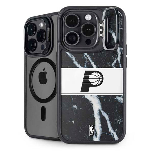 NBA Indiana Pacers Marble iPhone 15 Pro Kickstand Case