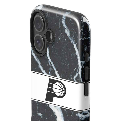 NBA Indiana Pacers Marble iPhone 16 Impact Case