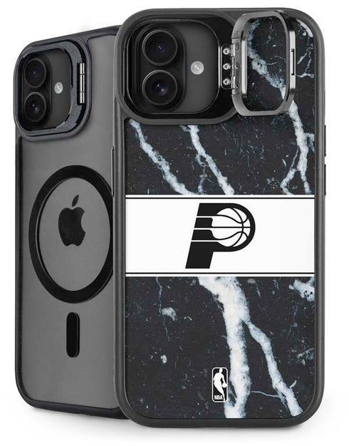 NBA Indiana Pacers Marble iPhone 16 Kickstand Case