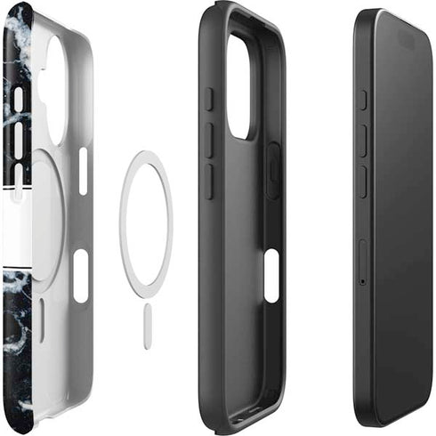 NBA Indiana Pacers Marble iPhone 16 Magsafe Impact Case