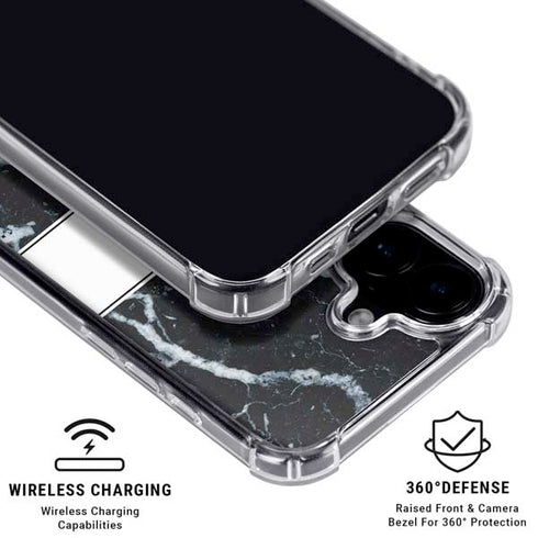 NBA Indiana Pacers Marble iPhone 16 Plus Clear Case