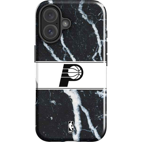 NBA Indiana Pacers Marble iPhone 16 Plus Impact Case