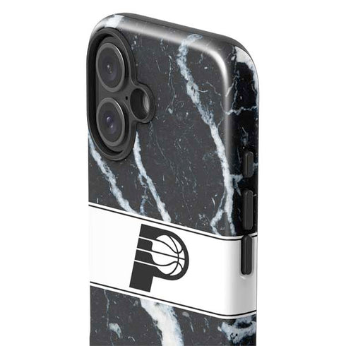 NBA Indiana Pacers Marble iPhone 16 Plus Impact Case