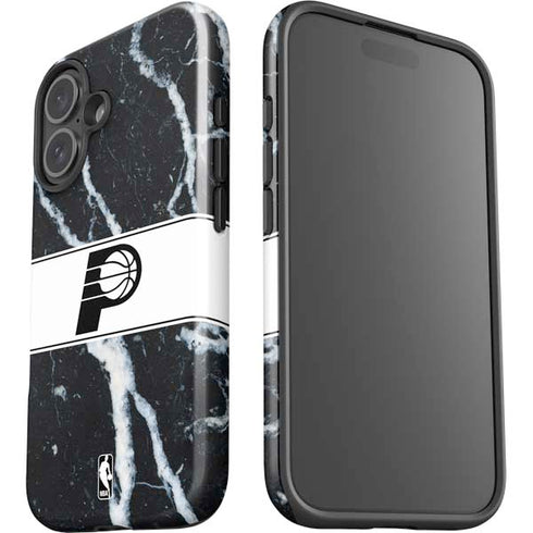 NBA Indiana Pacers Marble iPhone 16 Plus Impact Case